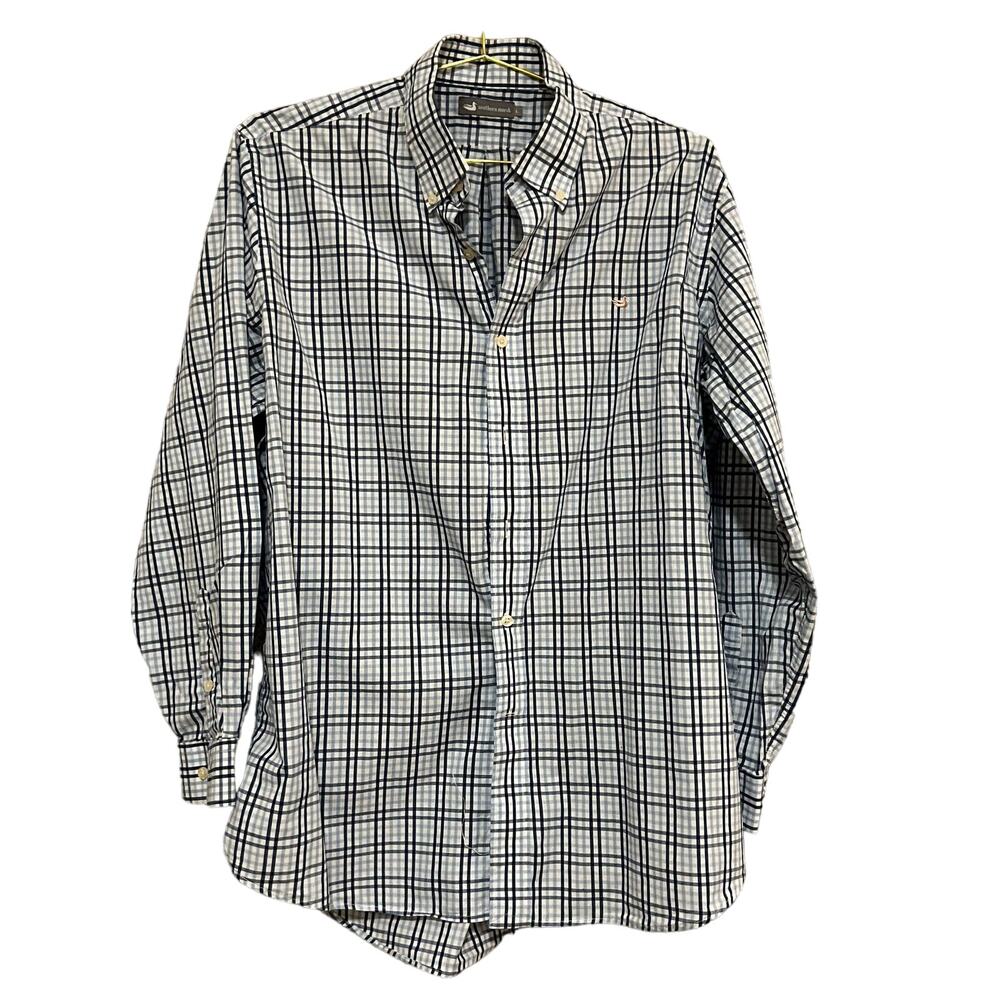 Southern Marsh Men's plaid button down Size Large